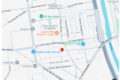 mapa sant A