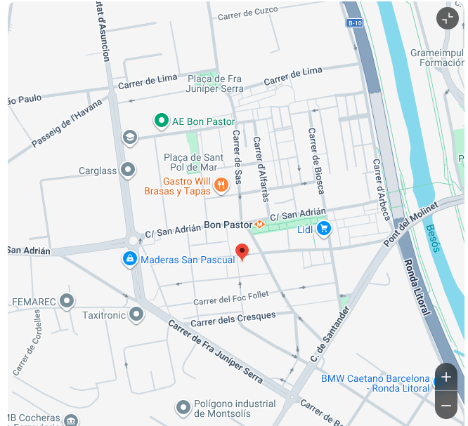 mapa sant A
